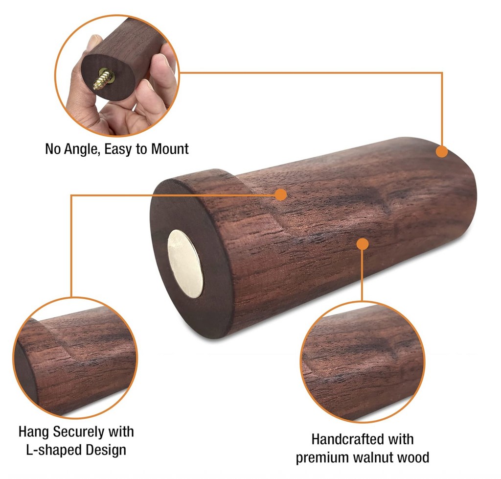 Natural Wooden Wall Hook